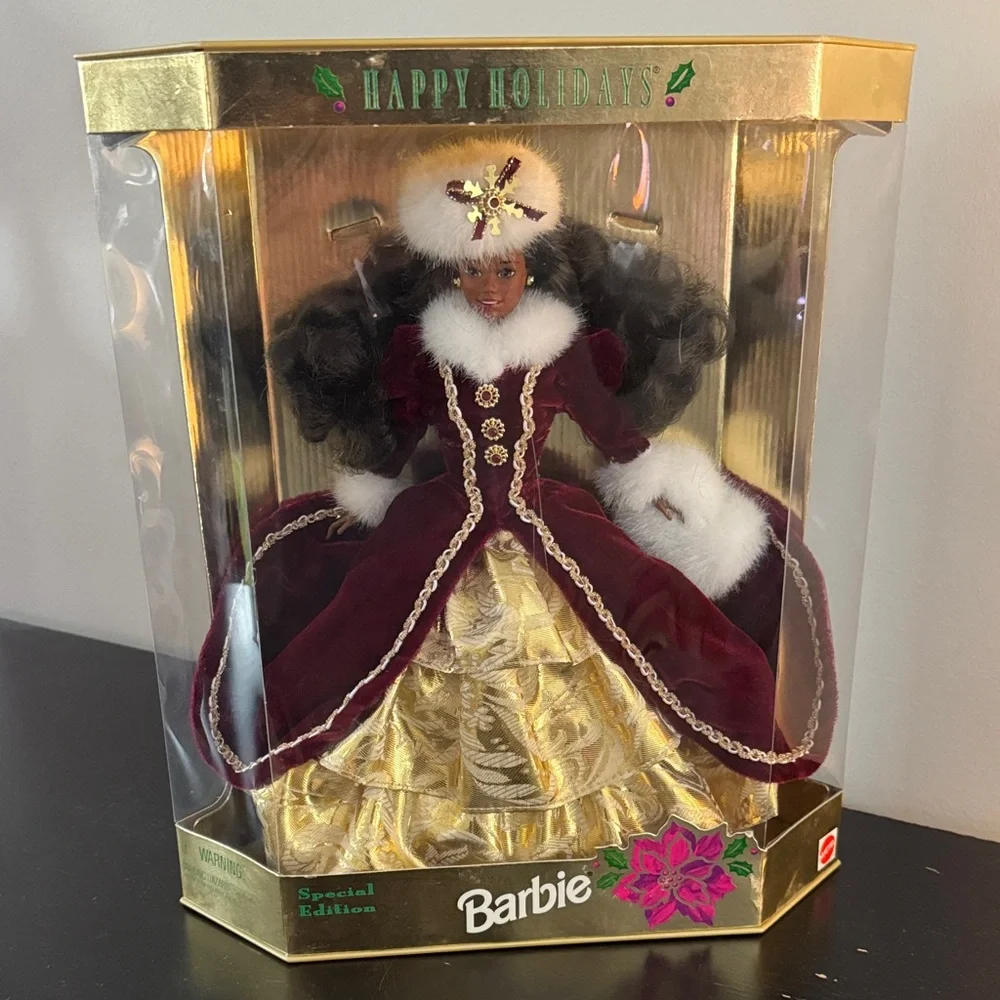 New in Box Barbie Happy Holidays Special Edition Doll 1996 Mattel Never Opened
